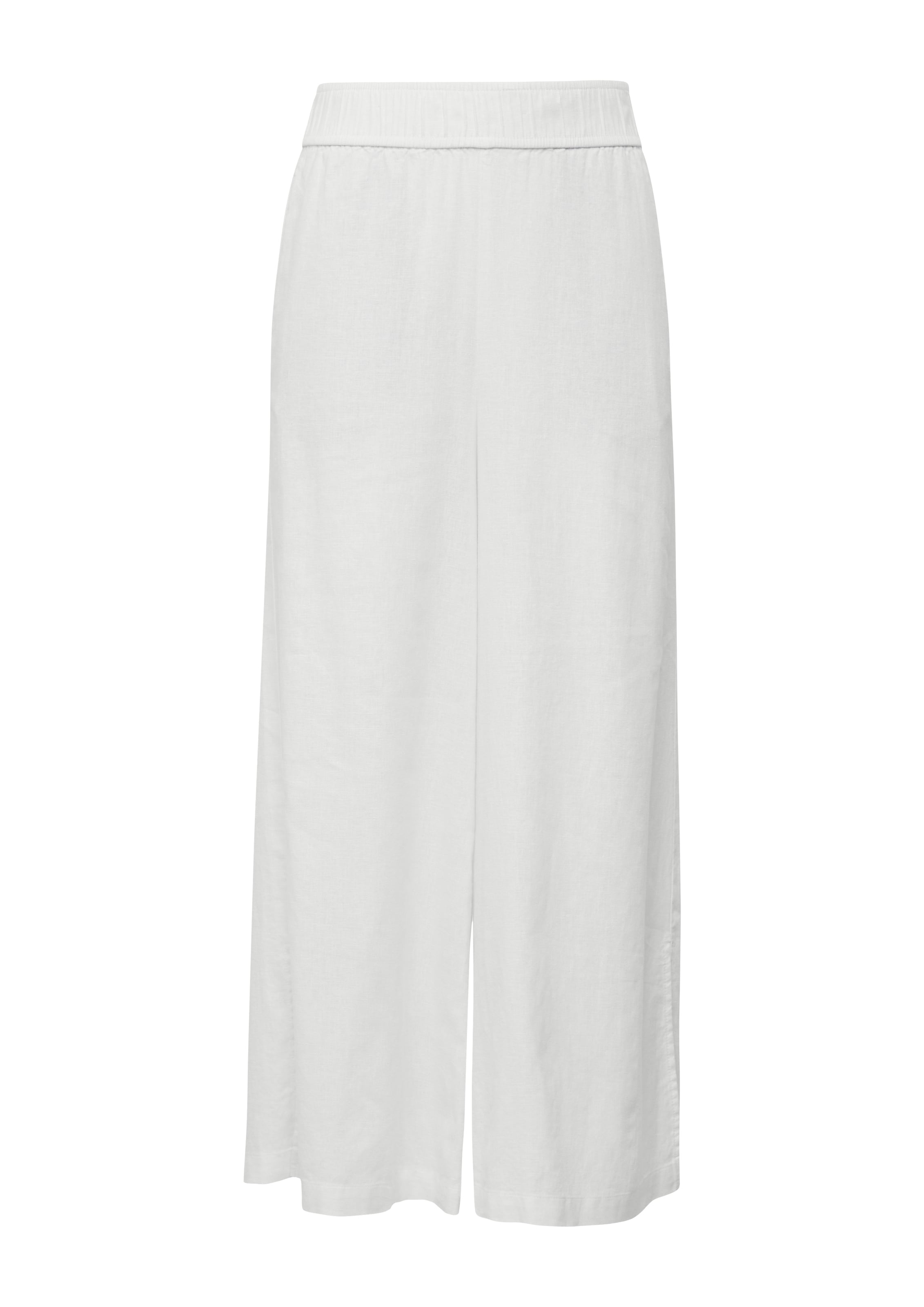 comma casual identity Wide leg Pants in White: front