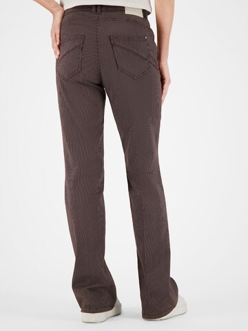 Coupe slim Pantalon 'ZURI126' Gardeur en marron