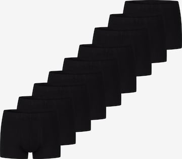 uncover by SCHIESSER Boxer shorts 'Basic' in Black: front
