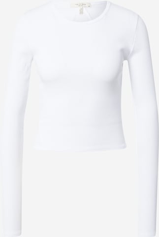 rag & bone Shirt in Wit: voorkant