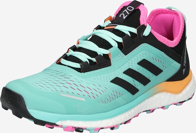ADIDAS PERFORMANCE Laufschuh 'Agravic Flow' in türkis / orange / pink / schwarz, Produktansicht