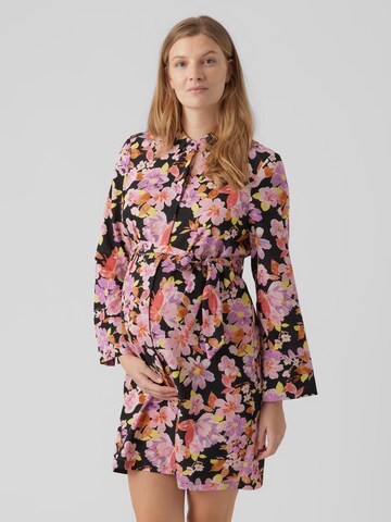 Vero Moda Maternity Shirt Dress 'Vmmlucia' in Black: front