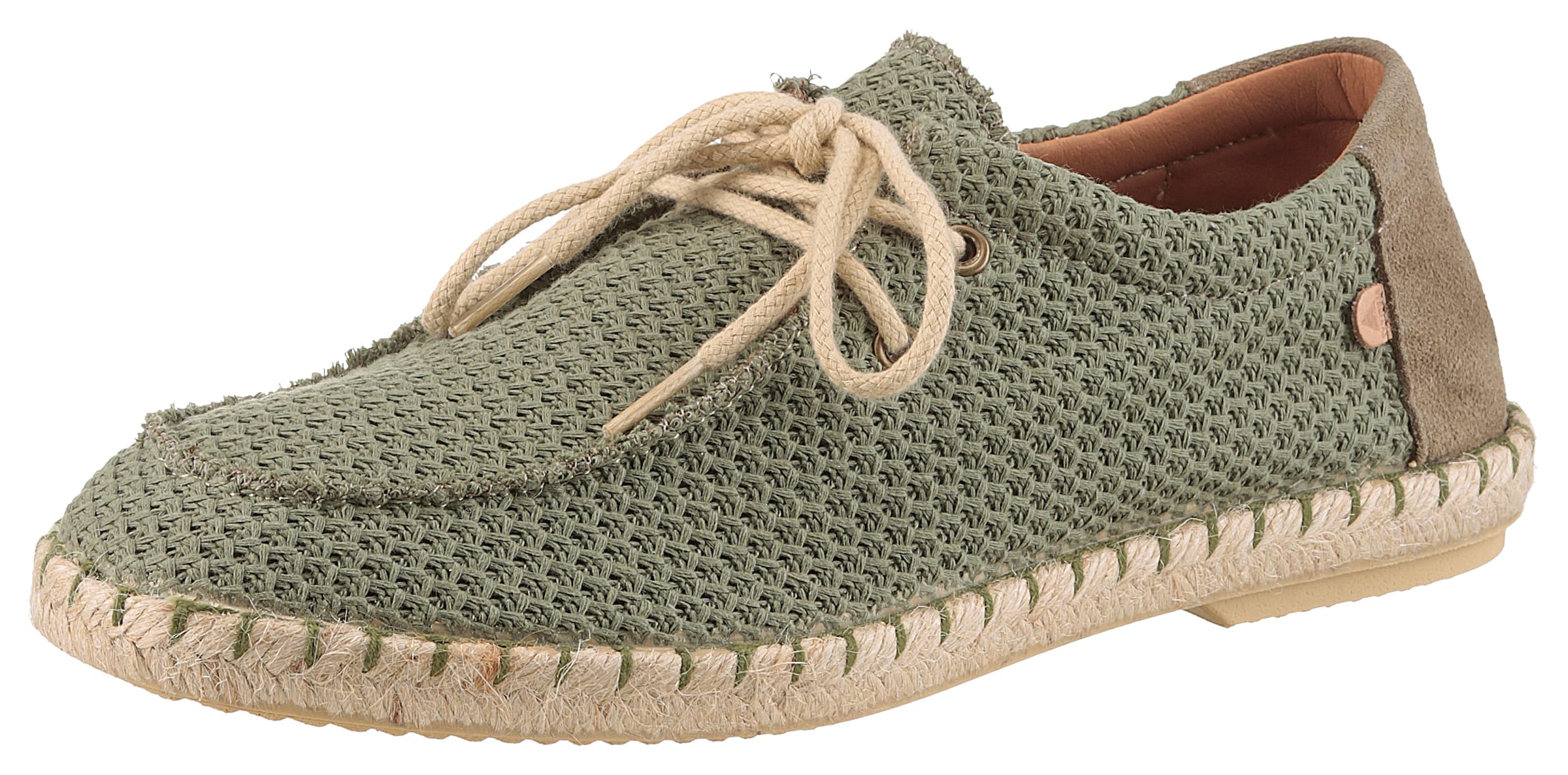 VERBENAS Espadrilles in Grün: Vorderseite