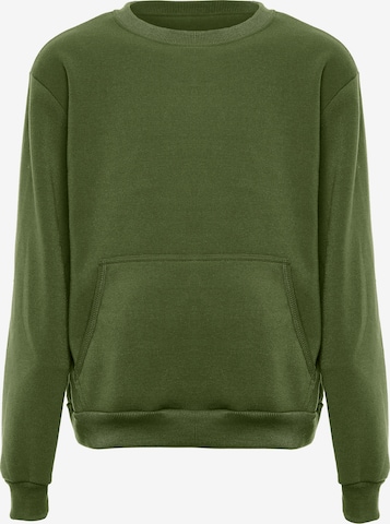 Sweat-shirt ALEKO en vert : devant