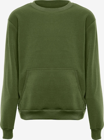 MO Sweatshirt in Groen: voorkant