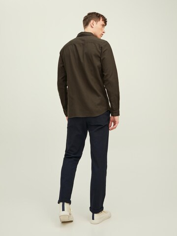 JACK & JONES Regular Fit Hemd in Grün