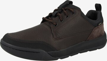 CLARKS Athletic Lace-Up Shoes in Brown: front