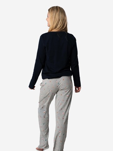 Happy Shorts Pyjama 'Christmas Giftbox' in Blauw