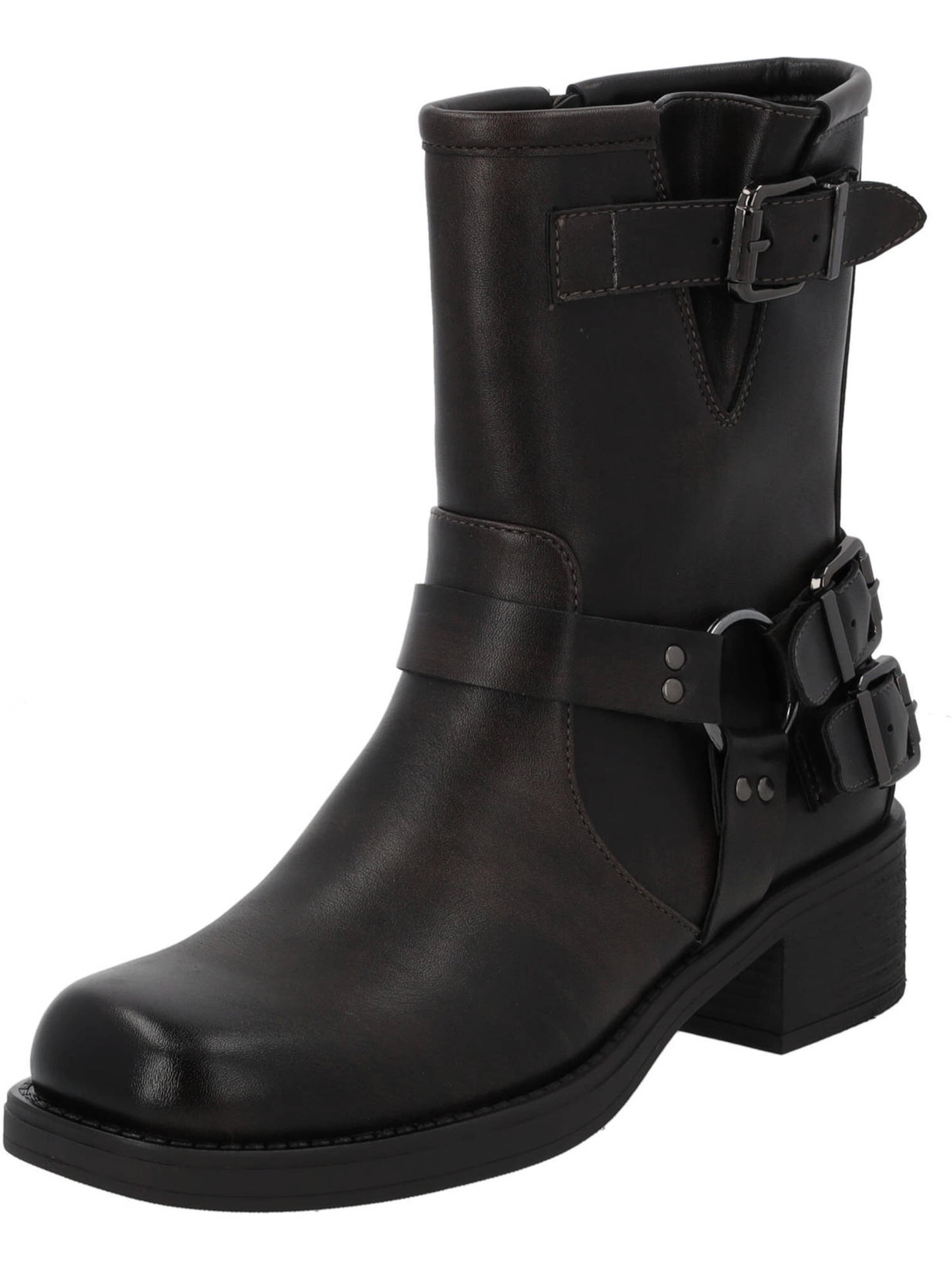 Palado Boots 'Omylia' in Schwarz: Vorderseite