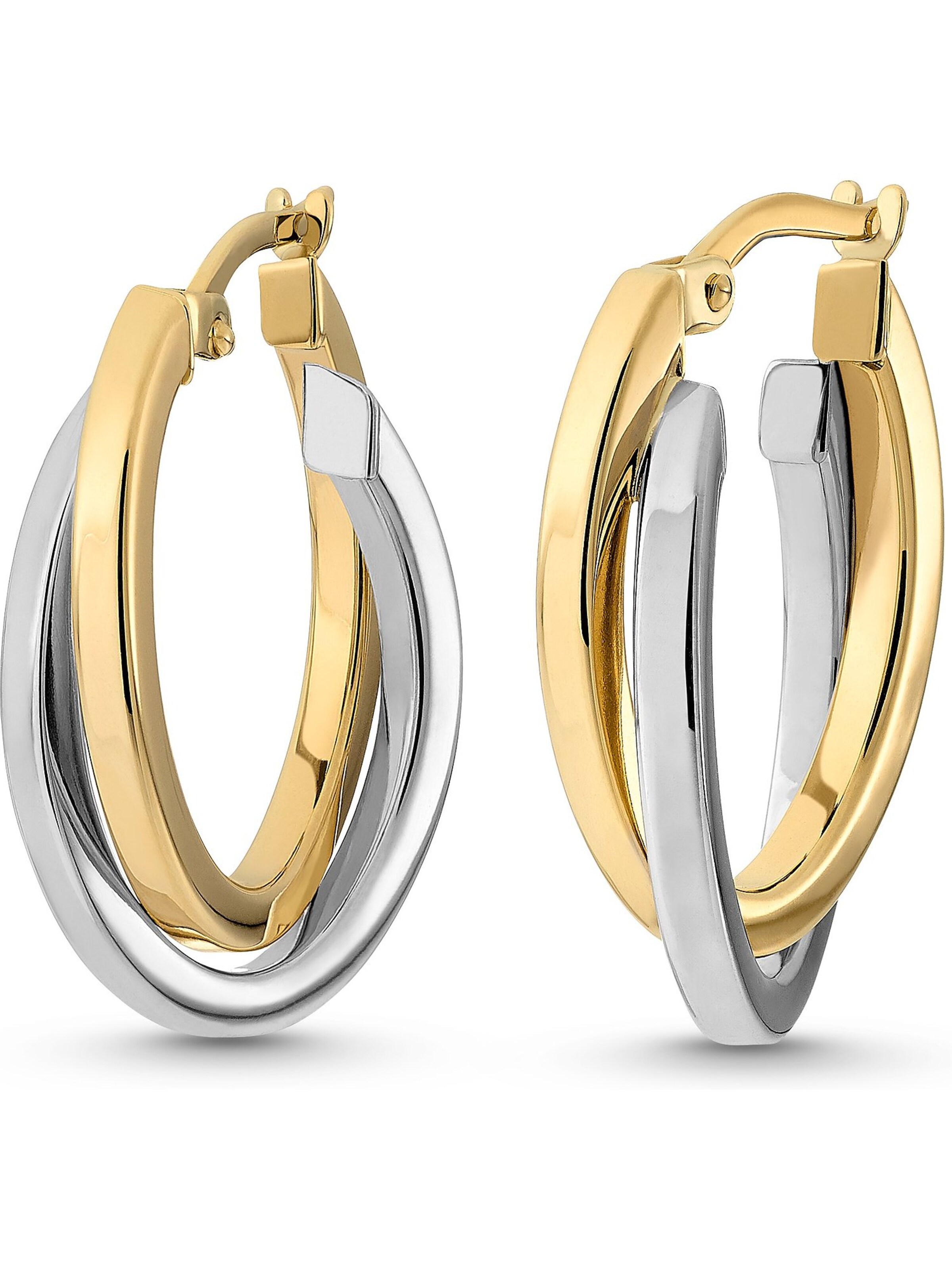 CHRIST Ohrringe in Gold: Vorderseite