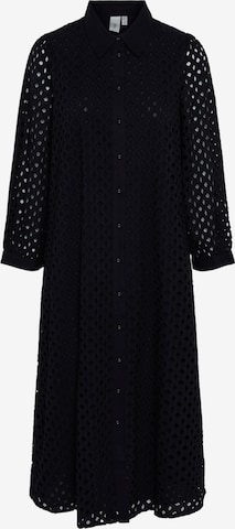 YAS Sukienka koszulowa 'YASJosanne' w kolorze czarny: przód