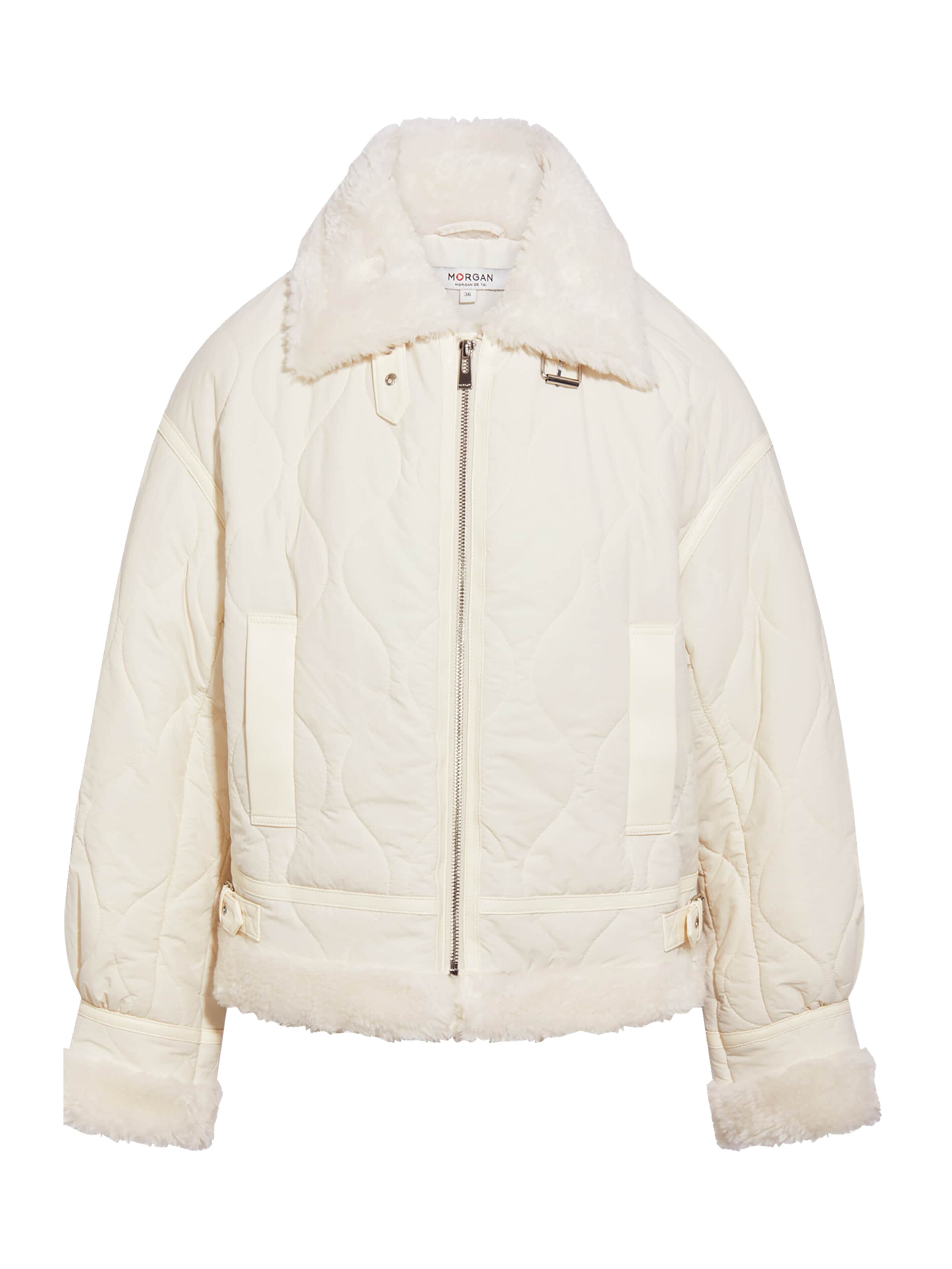 Morgan Демисезонная куртка в Цвет слоновой кости, Обзор товара