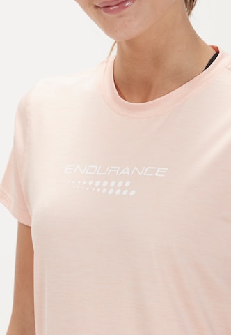 ENDURANCE - Camiseta funcional 'Wange' en rosa