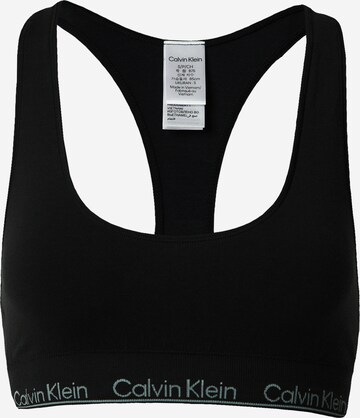 Calvin Klein Underwear Bralette Bra in Black: front