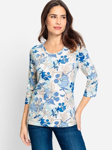 Olsen Shirt in Blauw: voorkant