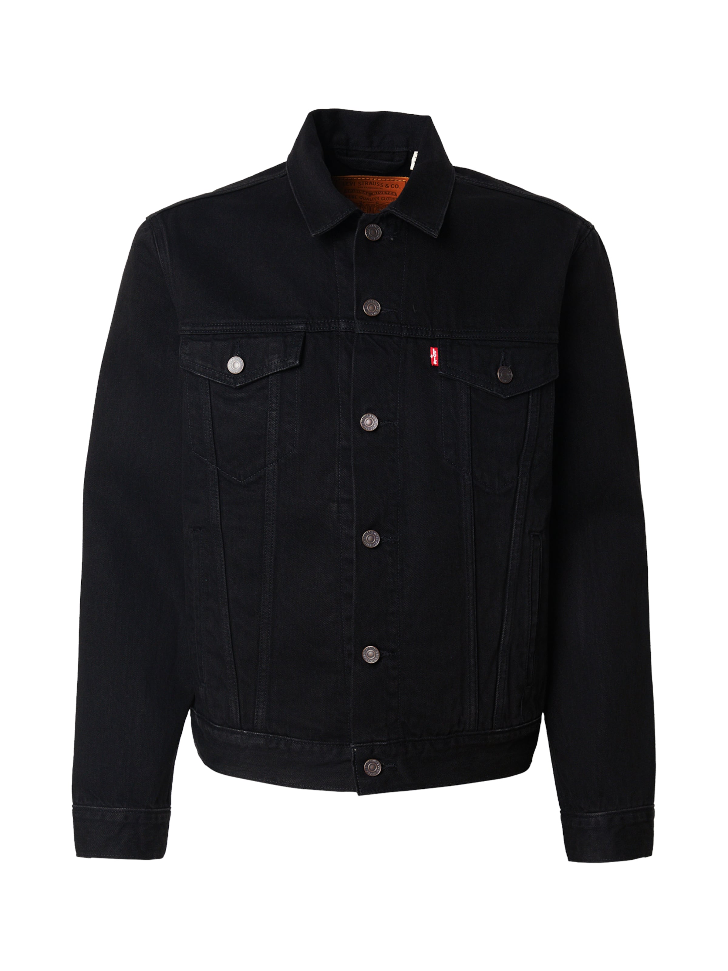 LEVI'S ® Kevad-sügisjope, värv must: eest vaates