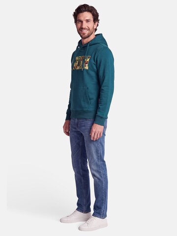 salzhaut Sweatshirt 'Heff - Moin' in Green: side