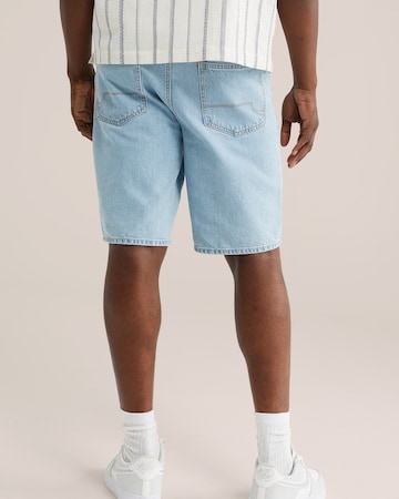 WE Fashion Loosefit Jeans i blå