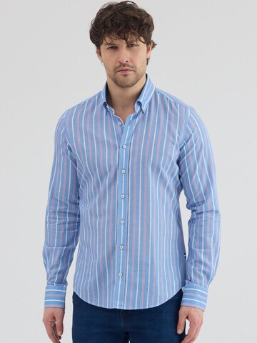 7Camicie Slim Fit Businesshemd‌‌‌‌‌ in Blau
