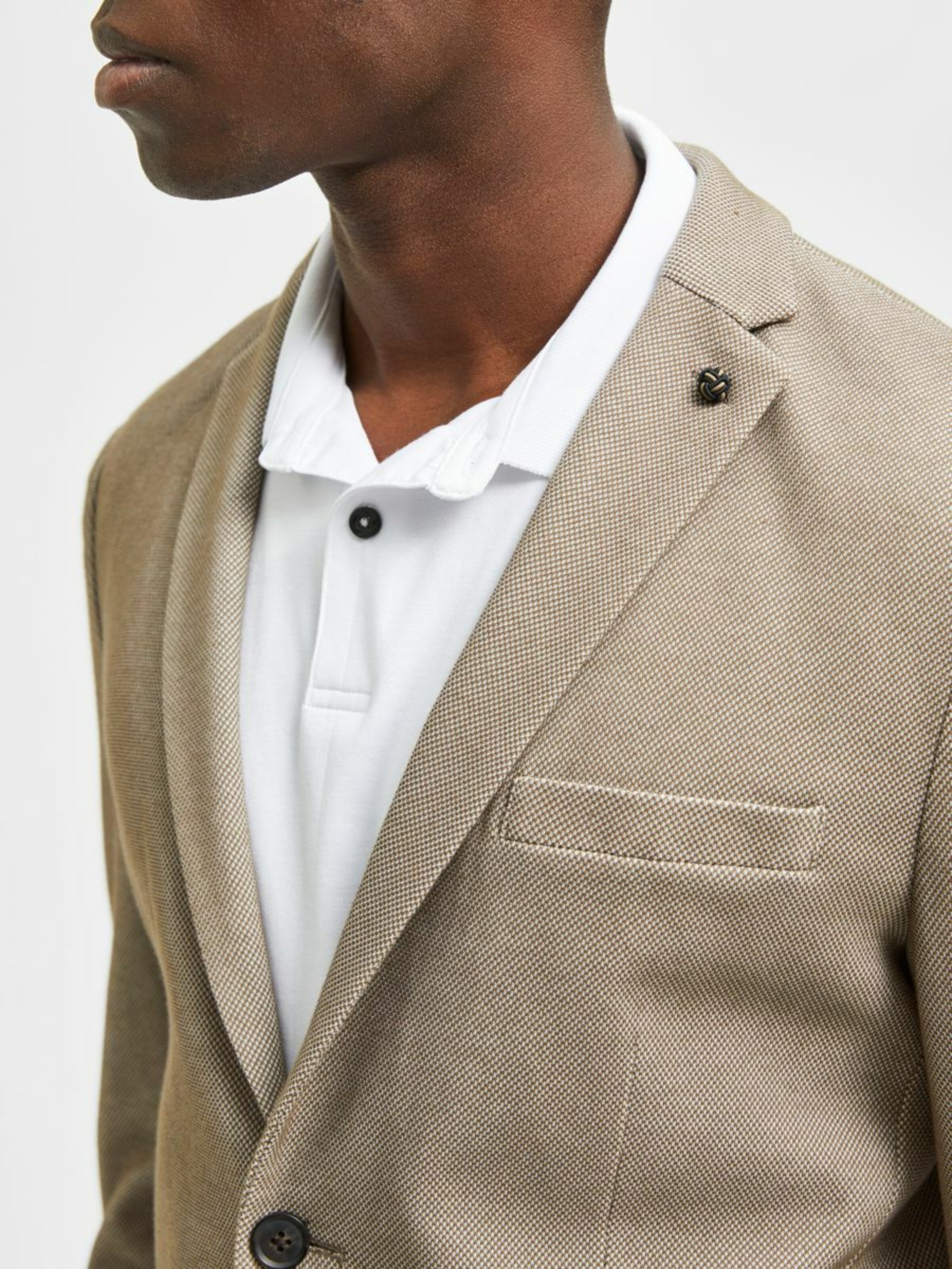 Männer Anzüge & Sakkos SELECTED HOMME Sakko 'ALVIN' in Sand - VF04405 Männer Anzüge & Sakkos SELECTED HOMME Sakko 'ALVIN' in Sand - VF04405