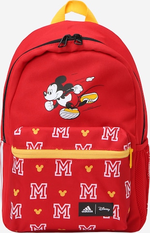 ADIDAS PERFORMANCE Sports Backpack 'Mickey Mouse' in Red: front