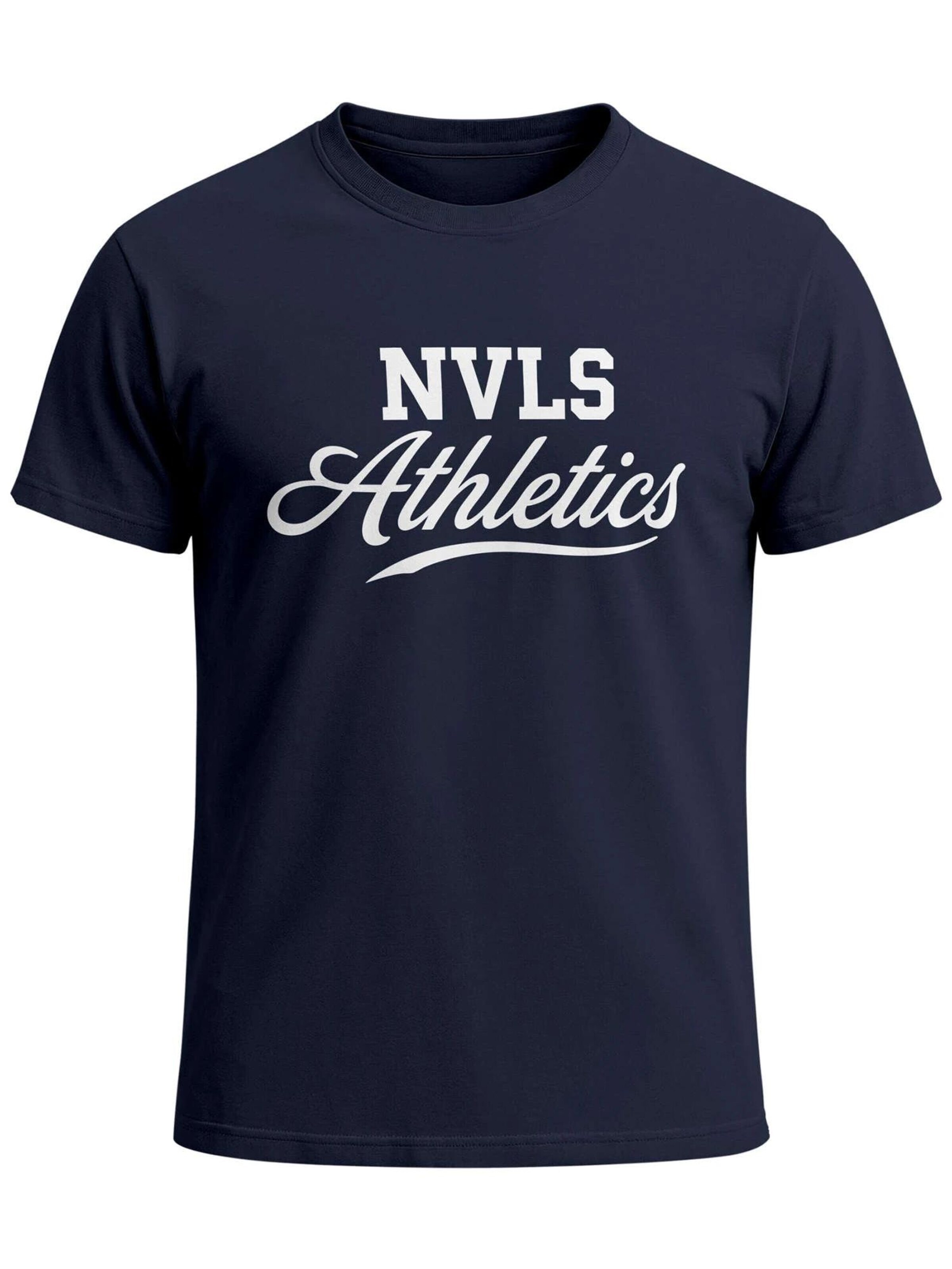 Neverless Shirt 'NVLS Athletics' in Blue
