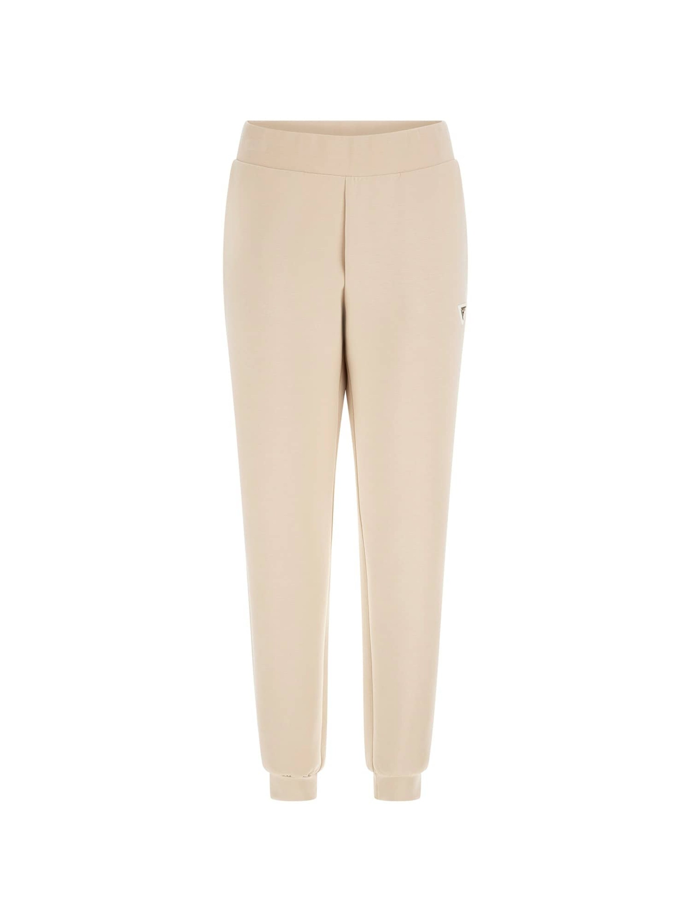 GUESS Regular Workout Pants in Beige: front
