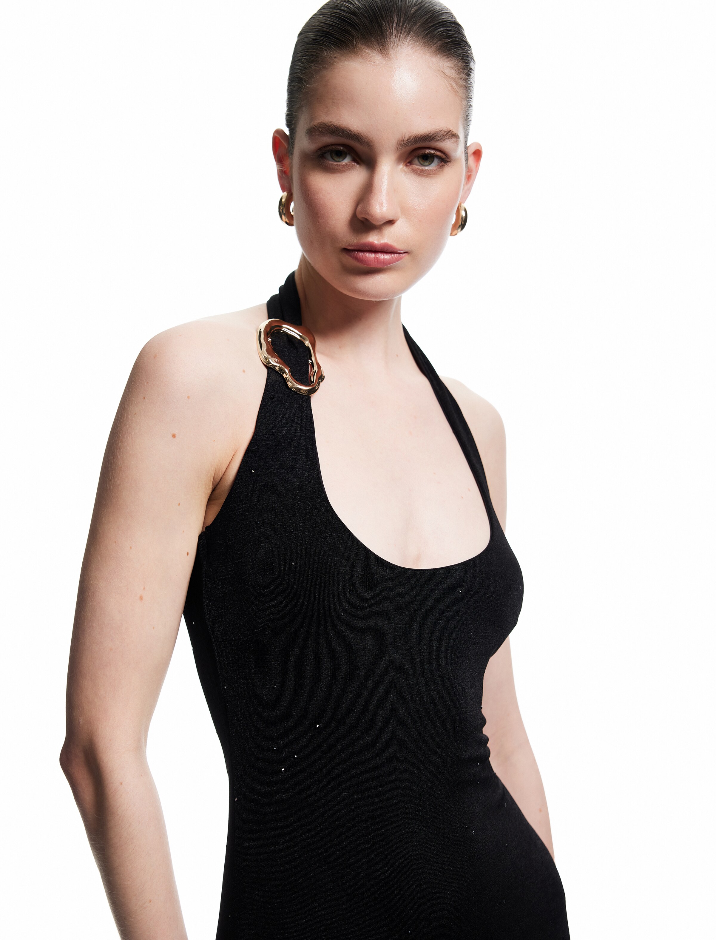 Koton Kleid in Schwarz