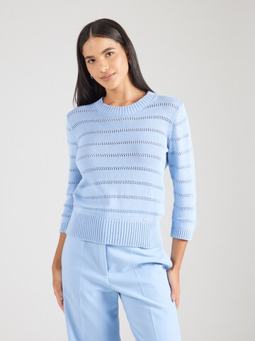 Pullover 'Ajour' di MORE & MORE in blu: frontale