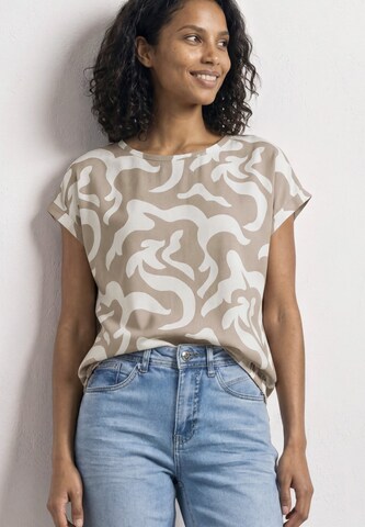 STREET ONE Bluse in Beige: Vorderseite