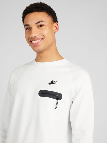 Bluză de molton de la Nike Sportswear pe alb