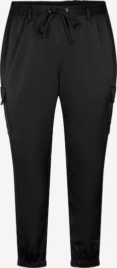 Zizzi Cargo Pants 'DANI' in Black, Item view
