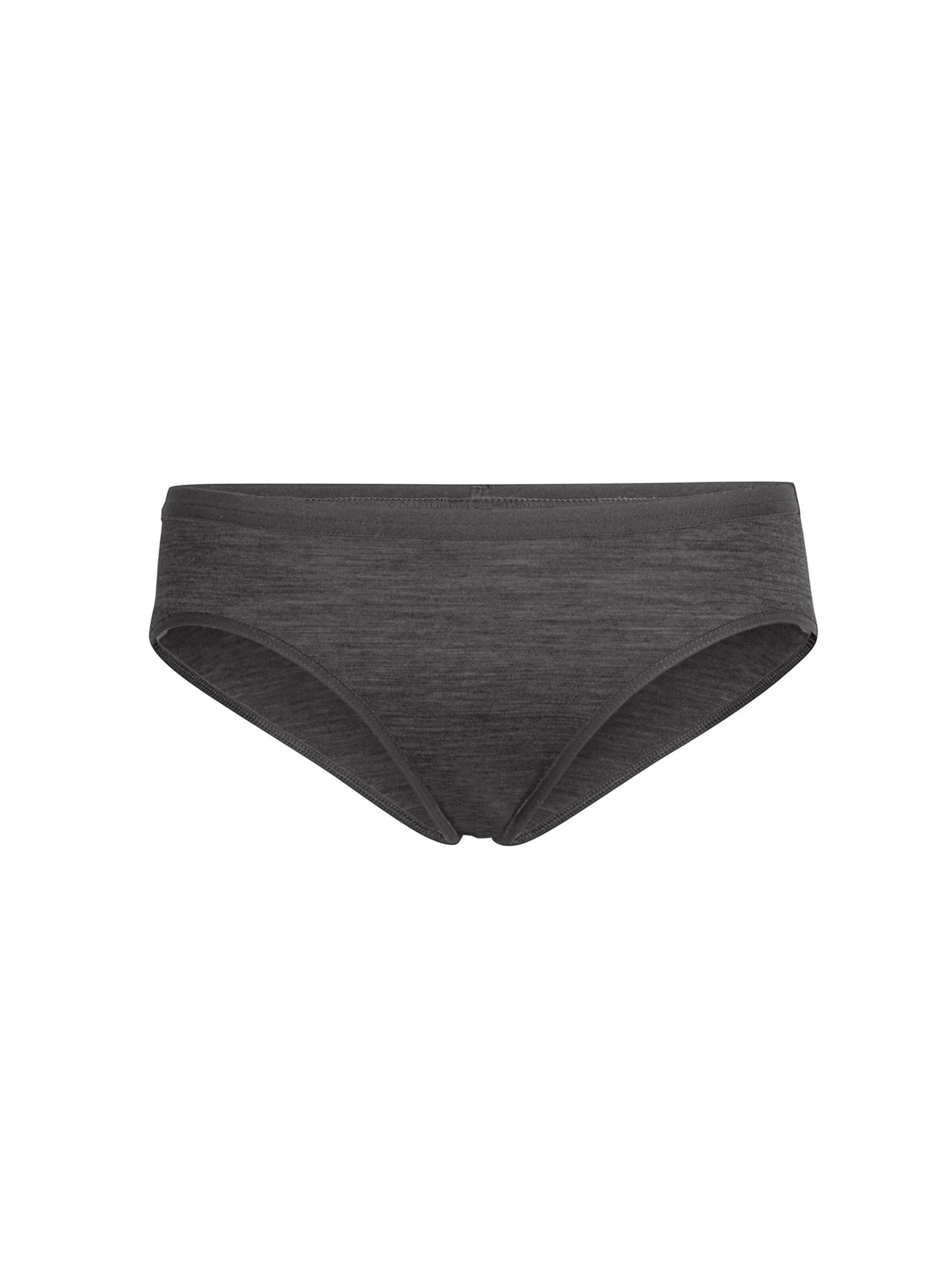 ICEBREAKER Panty 'Siren' in Grey: front