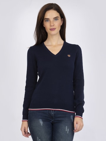 Pull-over 'Pergusars' Sir Raymond Tailor en bleu : devant