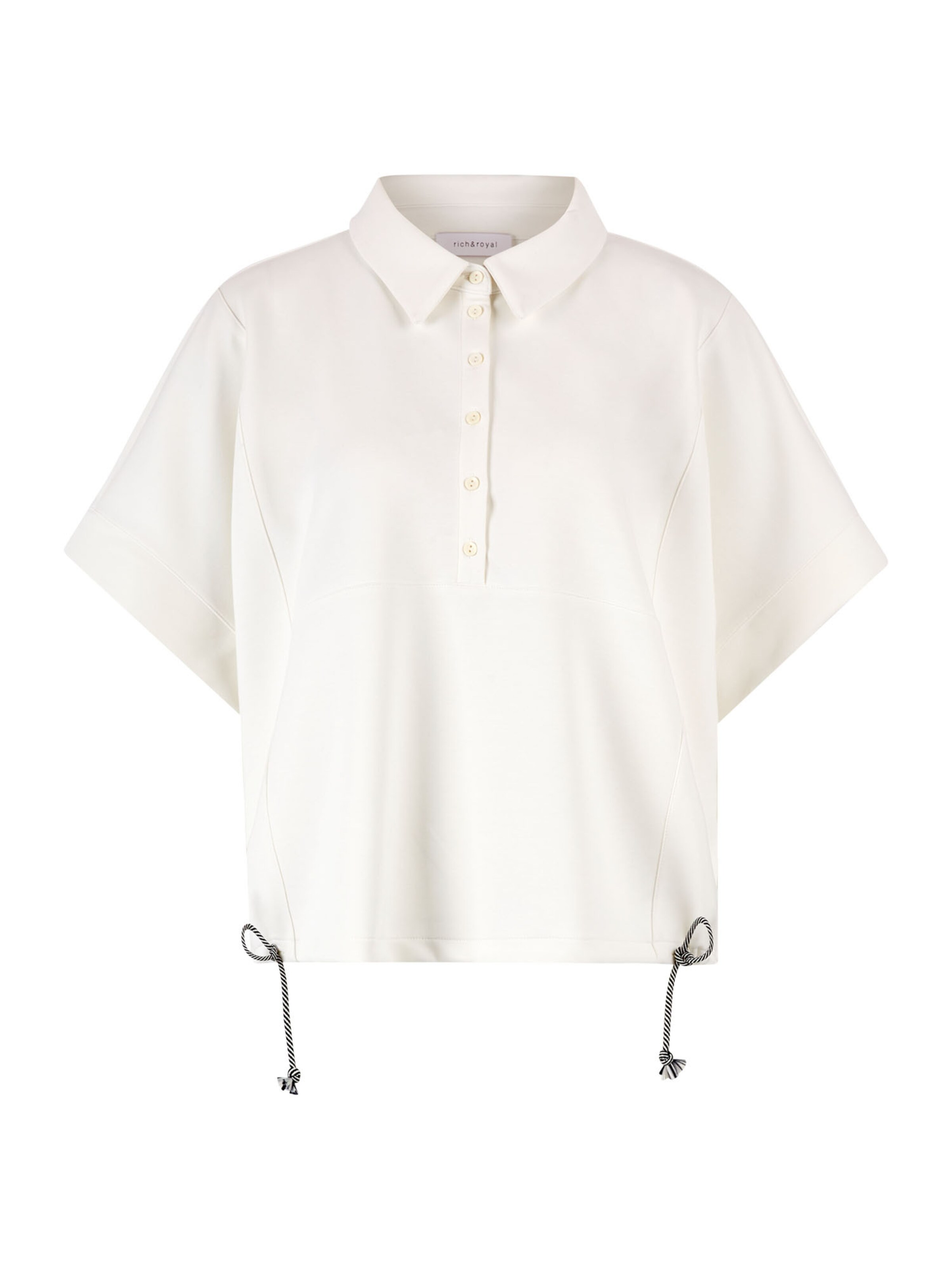 Rich & Royal Тениска в бяло: отпред