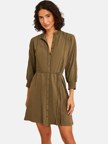love & roses Shirt Dress in Green: front
