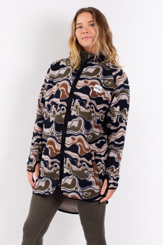 Manteau fonctionnel Eivy en mélange de couleurs : devant