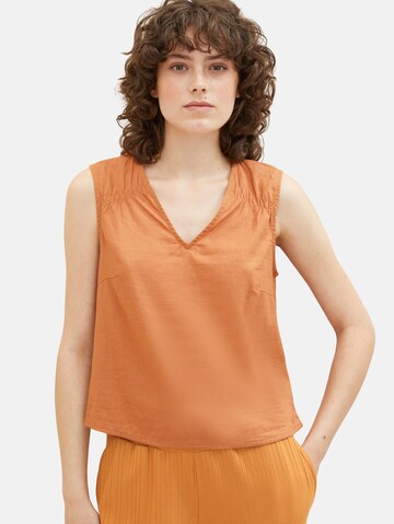 Camicia da donna di TOM TAILOR in arancione