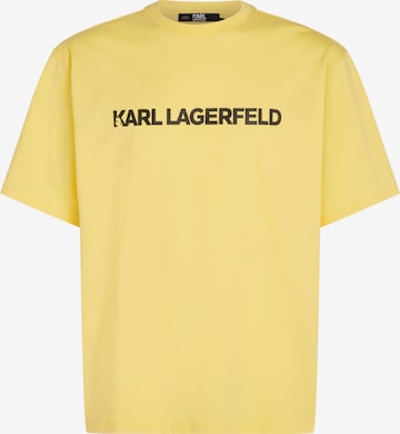 Karl Lagerfeld Majica | rumena barva: sprednja stran