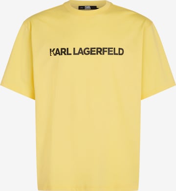 Karl Lagerfeld T-shirt i gul: framsida