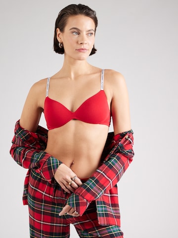 Tommy Hilfiger Underwear Push-up Bra in Red: front