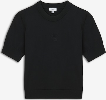 Pull-over Twist en noir : devant