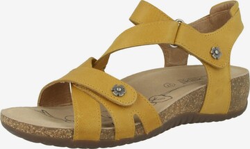 JOSEF SEIBEL Strap Sandals 'Natalya 11' in Yellow: front