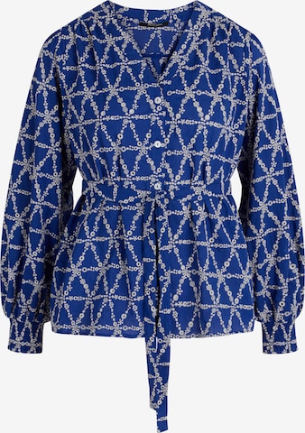 BRUUNS BAZAAR Blouse 'Harriet' in Blauw: voorkant