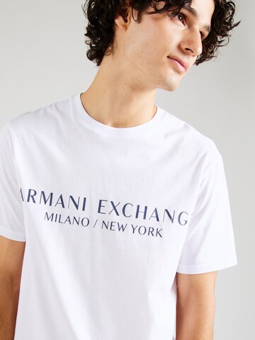Coupe regular T-Shirt '8NZT72' ARMANI EXCHANGE en blanc