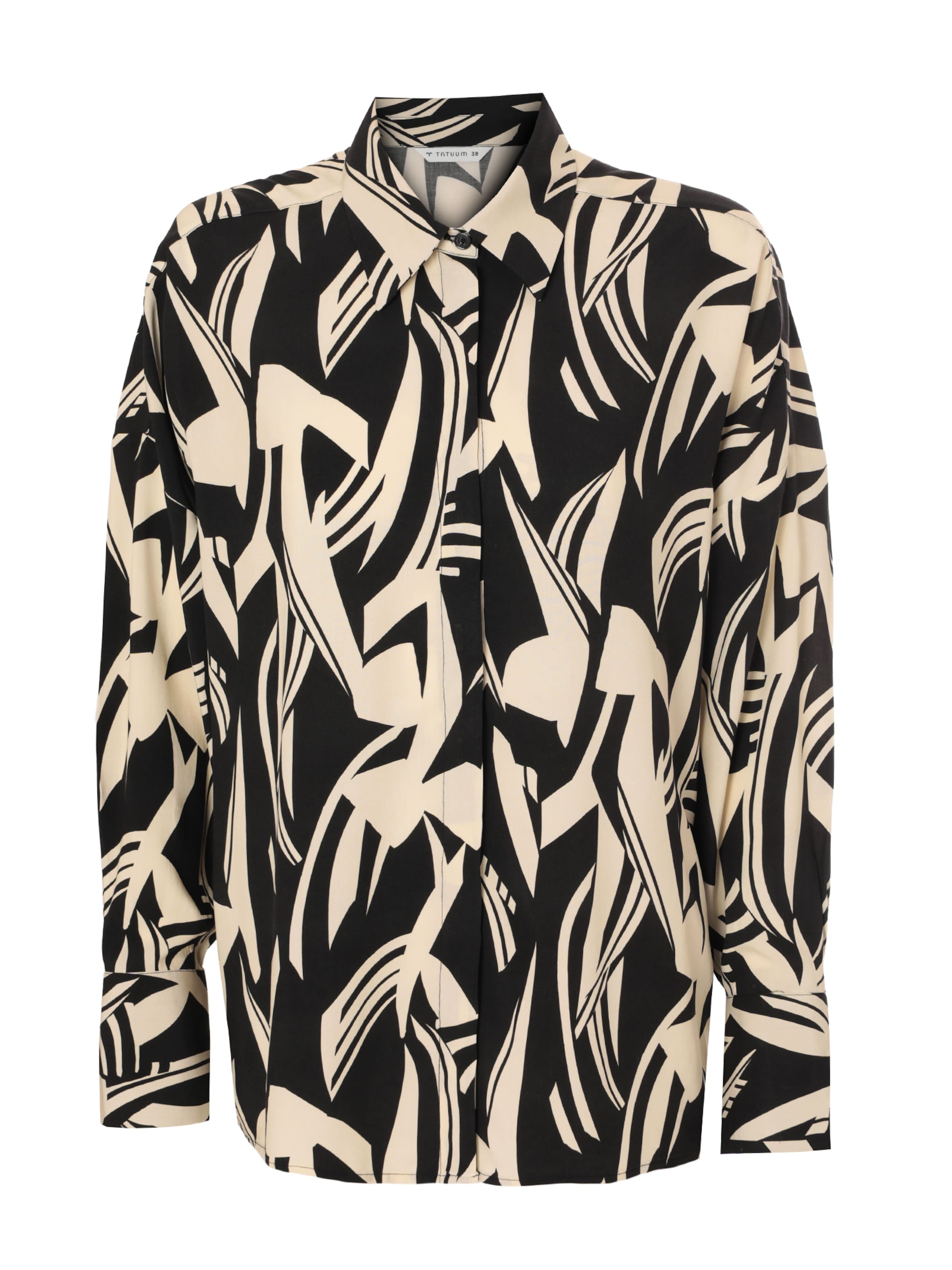 Chemisier 'ZIGGY' TATUUM en noir : devant