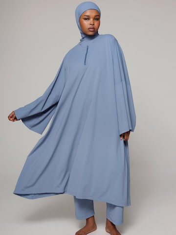 SIYA Swimwear T-shirt Swimsuit Dress 'Cover-up' in Blue: front