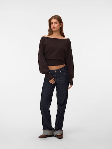 VERO MODA Pullover 'VMPolly' in Braun
