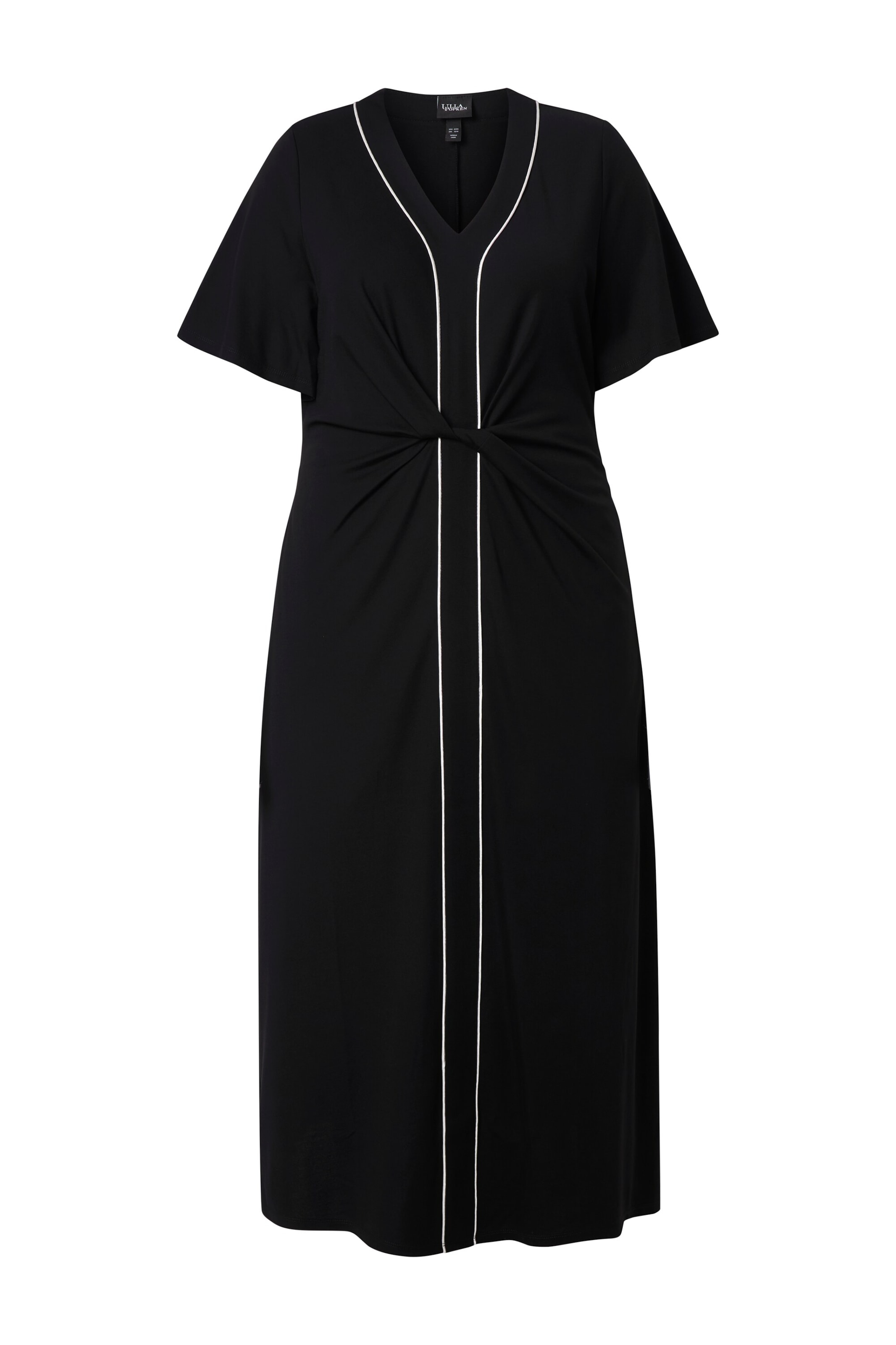Ulla Popken Dress in Black: front