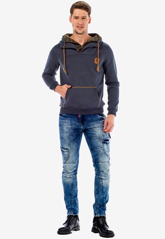 CIPO & BAXX Pullover 'Fusion' in Blau